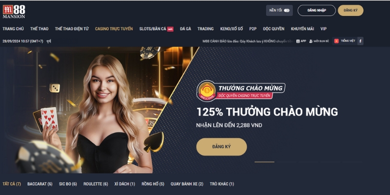 Sảnh casino luôn hot, thu hút lượng lớn người tham gia